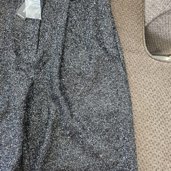 $80 EXPRESS Shorts Women Sz 4 Black High Rise Sequin Black Evening Bermuda - Picture 7 of 15